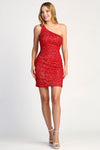 Load image into Gallery viewer, Cocktail Dresses Short Sequin Fitted Cocktail Dress Red