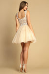 Load image into Gallery viewer, Cocktail Dresses Short Cocktail A Line Glitter Mini Dress Silver