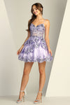 Load image into Gallery viewer, Cocktail Dresses Homecoming Short Glitter Corset Prom Dress Lilac