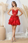 Load image into Gallery viewer, Cocktail Dresses Homecoming Short Glitter Corset Prom Dress Silver