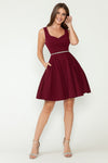 Load image into Gallery viewer, Wholesale Cocktail Dress Sweetheart Sleeveless A-Line Dress By LAF5259