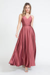 Load image into Gallery viewer, Wholesale Evening Dress V-Neck Spaghetti Strap A-Line Gown By LAF5275