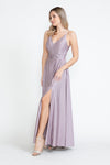 Load image into Gallery viewer, Wholesale Evening Dress V-Neck Spaghetti Strap A-Line Gown By LAF5275