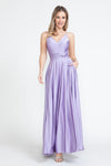 Load image into Gallery viewer, Wholesale Evening Dress V-Neck Spaghetti Strap A-Line Gown By LAF5275
