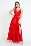 Load image into Gallery viewer, Wholesale Evening Dress V-Neck Spaghetti Strap A-Line Gown By LAF5275