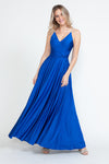 Load image into Gallery viewer, Wholesale Evening Dress V-Neck Spaghetti Strap A-Line Gown By LAF5275