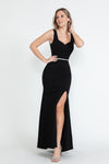 Load image into Gallery viewer, Wholesale Prom Dress Sweetheart Sleeveless Evening Gown By LAF5258 - BLACK - Dress LAF