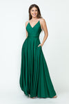 Load image into Gallery viewer, Wholesale Evening Dress V-Neck Spaghetti Strap A-Line Gown By LAF5275