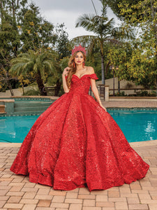 Wholesale Quince Dress Sweetheart Fitted Sweet 16 Ball Gown By LAQ1559