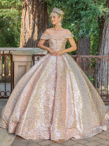 Wholesale Quince Dress Sweetheart Fitted Sweet 16 Ball Gown By LAQ1559