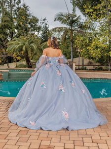 Wholesale Quince Dress Sweetheart 3D Floral Sweet 16 Gown By LAQ1837