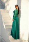 Load image into Gallery viewer, Terani Couture 1921M0473 Clearance Blush Size 16 Wholesale Floor-Length Evening Dress