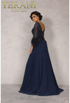 Load image into Gallery viewer, Terani Couture 1921M0473 Clearance Blush Size 16 Wholesale Floor-Length Evening Dress