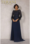 Load image into Gallery viewer, Terani Couture 1921M0473 Clearance Blush Size 16 Wholesale Floor-Length Evening Dress