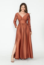 Load image into Gallery viewer, Wholesale Mother Of The Groom Dress Long Sleeve Formal Gown By LAF5231