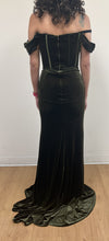 Load image into Gallery viewer, LA Merchandise LA8069 Cowl Neck Velvet Off Shoulder Holidays Gown - - Dress LA Merchandise