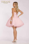 Load image into Gallery viewer, Terani Couture 231P0565 Clearance Tiffany, Pink Size 2, 4 Wholesale Beaded Short Cocktail Homecoming Dress - - Dress Terani Couture