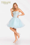 Load image into Gallery viewer, Terani Couture 231P0565 Clearance Tiffany, Pink Size 2, 4 Wholesale Beaded Short Cocktail Homecoming Dress - - Dress Terani Couture