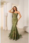 Load image into Gallery viewer, Terani Couture 251P4355 Clearance Black-Nude Size 8 Wholesale Strapless Beaded Mermaid Prom Evening Gown - BLACK-NUDE 8 - Dress Terani Couture