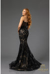 Load image into Gallery viewer, Terani Couture 251P4355 Clearance Black-Nude Size 8 Wholesale Strapless Beaded Mermaid Prom Evening Gown - - Dress Terani Couture
