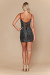 Load image into Gallery viewer, LAY26106 Wholesale Rhinestone Embellished Bodycon Short Dress V-Neck Lace-Up Back Sequin Dress