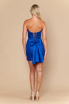 Load image into Gallery viewer, LAY26142 Wholesale Strapless Corset Short Dress with Stone Lace Skirt &amp; Lace-Up Back Bow Dress
