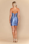 Load image into Gallery viewer, LAY26158 Wholesale Strapless Rhinestone Sweetheart Neckline Illusion Bodycon Short Homecoming Dress - - Short Cocktail Dress LAY