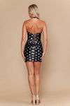 Load image into Gallery viewer, Wholesale LAY26182 Polka Dot Corset Short Halter Sweetheart Neckline Dress with Lace-Up Back