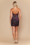 Load image into Gallery viewer, Wholesale Strapless Rhinestone Bodycon Sweetheart Neckline Dress with Lace-Up Back by LAY26218