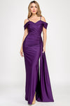 Load image into Gallery viewer, Wholesale Formal Dress Off The Shoulder Ruched Prom Gown By LAF5320