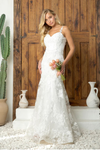 Load image into Gallery viewer, Formal Floral Lace Mermaid Evening Gown with Bolero Jacket By LA Merchandise LAV5250 - - Formal Dresses LAV