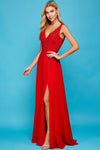 Load image into Gallery viewer, Prom Dresses Prom A Line Long Formal Slit DressDusty Rose