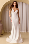 Load image into Gallery viewer, Elegant White Bridal Mermaid Gown with Lace-Up Back – LA Merchandise LAA3018B - - Dress LAA