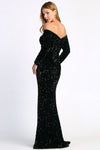 Load image into Gallery viewer, Prom Dresses Long Sequin Formal Evening Prom Dress Navy