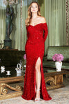 Load image into Gallery viewer, Prom Dresses Long Sequin Formal Evening Prom Dress Navy