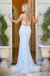 Load image into Gallery viewer, Prom Dresses Long Lace Fitted Mermaid Prom Dress Lilac