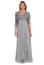 Load image into Gallery viewer, Wholesale Mother Of The Bride Dress Square Neck Formal Gown By LAV3094