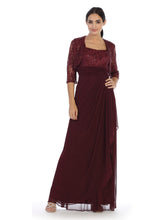 Load image into Gallery viewer, Wholesale Mother Of The Bride Dress Square Neck Formal Gown By LAV3094