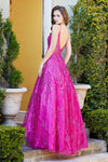 Load image into Gallery viewer, Prom Dresses A Line Long Glitter Prom Formal Dress Champagne