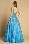 Load image into Gallery viewer, Prom Dresses A Line Long Glitter Prom Formal Dress Champagne