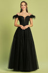 Load image into Gallery viewer, Prom Dresses Long Glitter Applique Formal A Line Prom Dress Black