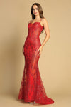 Load image into Gallery viewer, Prom Dresses Prom Fitted Slit Long Glitter Print Formal Dress  Dark Emerald