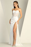 Load image into Gallery viewer, Wedding Dresses Long Corset Fitted Wedding Dress White