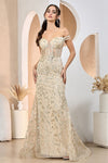 Load image into Gallery viewer, Prom Dresses Long Sequin Printed Prom Formal Dress Navy