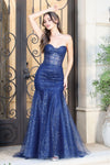 Load image into Gallery viewer, Prom Dresses Long Formal Glitter Mermaid Prom Dress Red