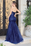 Load image into Gallery viewer, Prom Dresses Long Formal Glitter Mermaid Prom Dress Blush