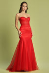 Load image into Gallery viewer, Prom Dresses Long Formal Glitter Mermaid Prom Dress Red