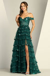 Load image into Gallery viewer, Prom Dresses A Line Sequin Long Formal Prom Dress Emerald