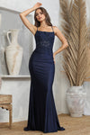 Load image into Gallery viewer, Prom Dresses Prom Long Fitted Slit Corset Lace Formal Dress Royal Blue
