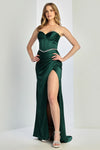 Load image into Gallery viewer, Prom Dresses Prom Pleated Long Formal Corset Beaded Drress Emerald